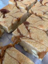 Load image into Gallery viewer, White Chocolate & Caramel Blondie