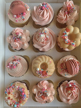 Load image into Gallery viewer, Mini Doughnut and macaron Cupcakes