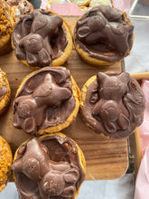 Load image into Gallery viewer, Vegan brownie stuffed chocolate cookie dough cookie
